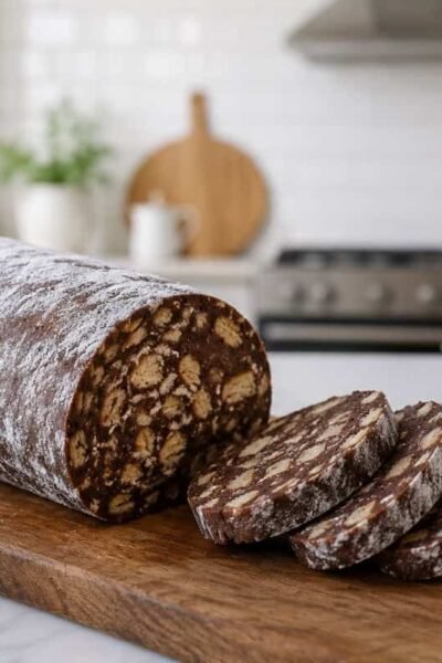 Salame de Chocolate Fácil e Tradicional