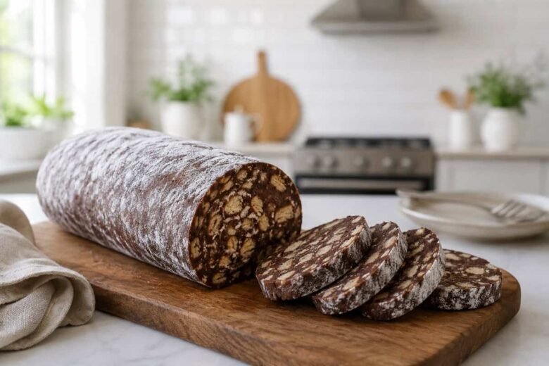 Salame de Chocolate Fácil e Tradicional